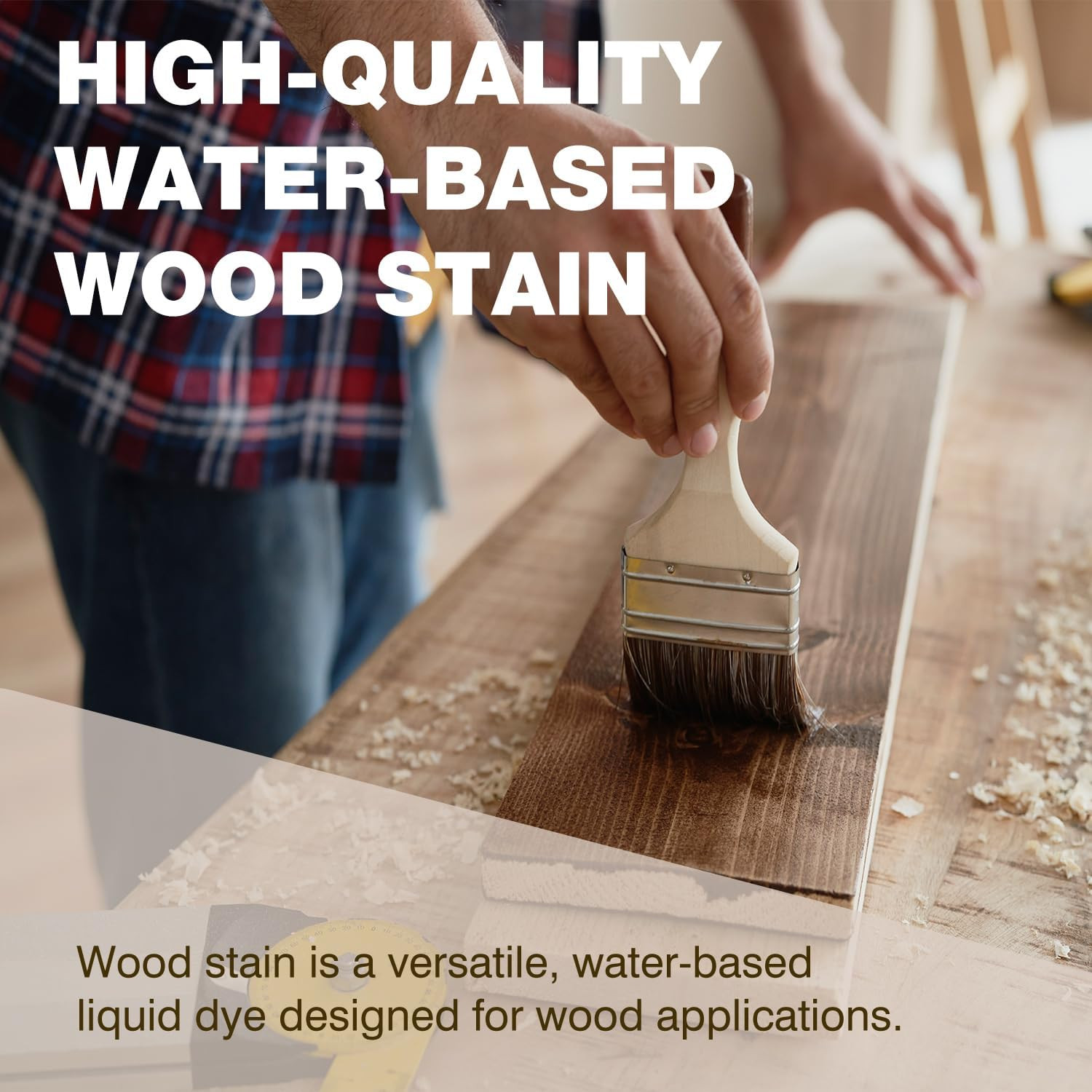 Wood Stain – Stain for Wood – Natural Stain for Furniture – Water Based | Fast D