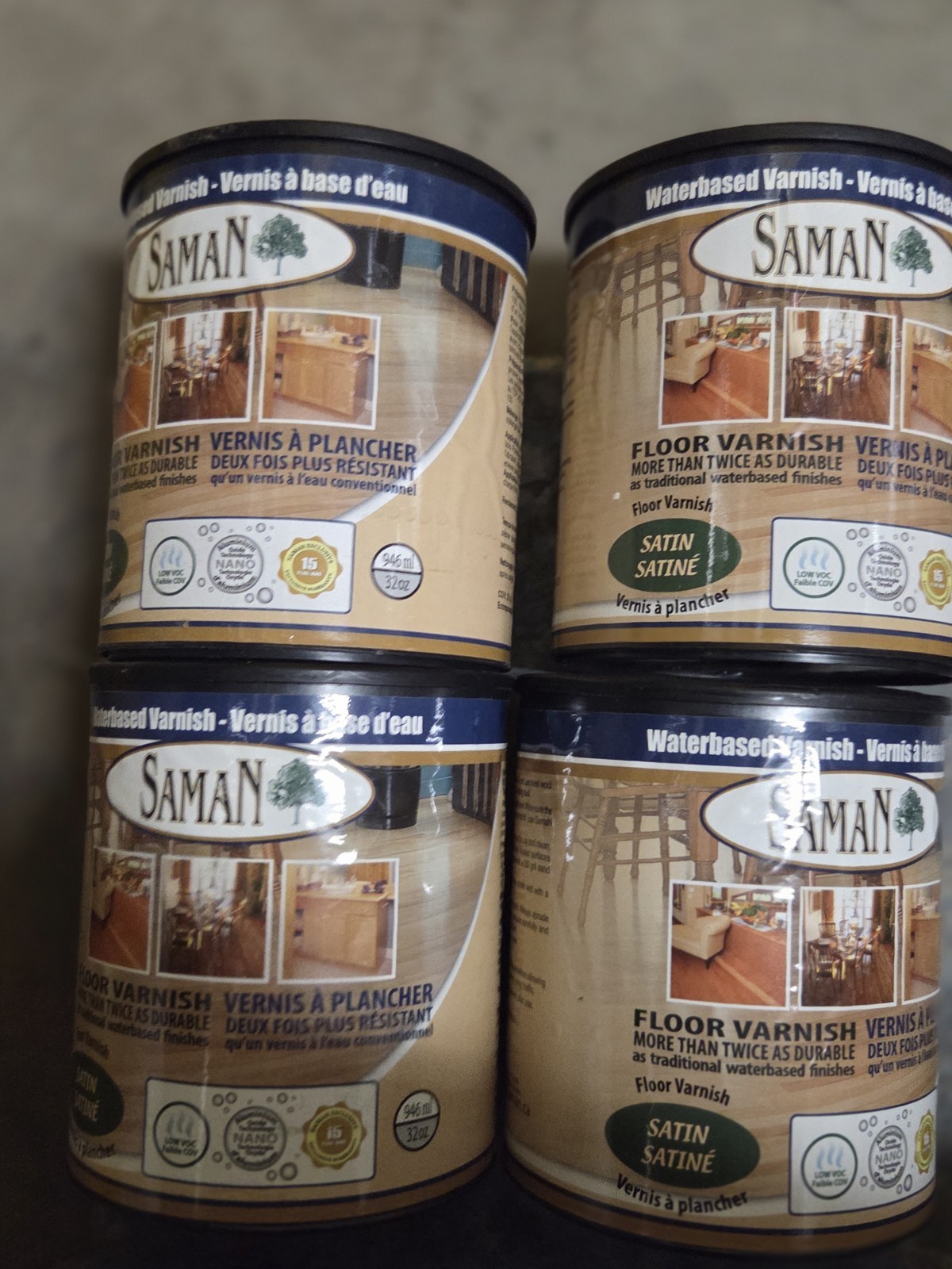 Saman Satin Water base 32 oz