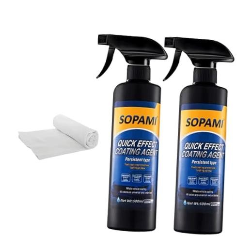 Car Coating Spray | Ceramic Paint Sealant, Extremely 16.91 Fl Oz (Pack of 2)