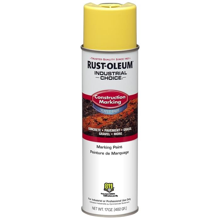 Rust-oleum High Visibility 17 Ounce Marking Paint Pack Of 12 Fast Dry Durable