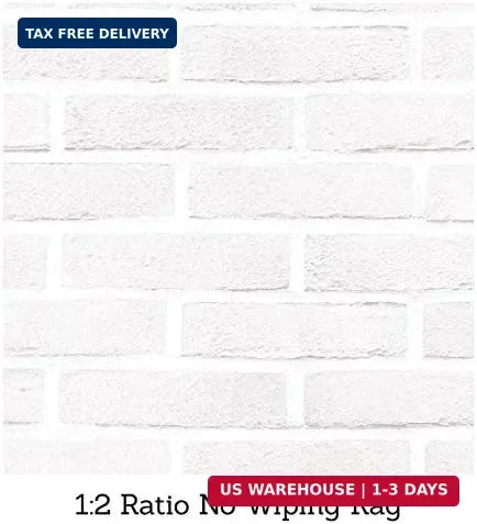 Giani Brick Transformations Whitewash Paint for Brick and Fireplaces- 16 oz Pint