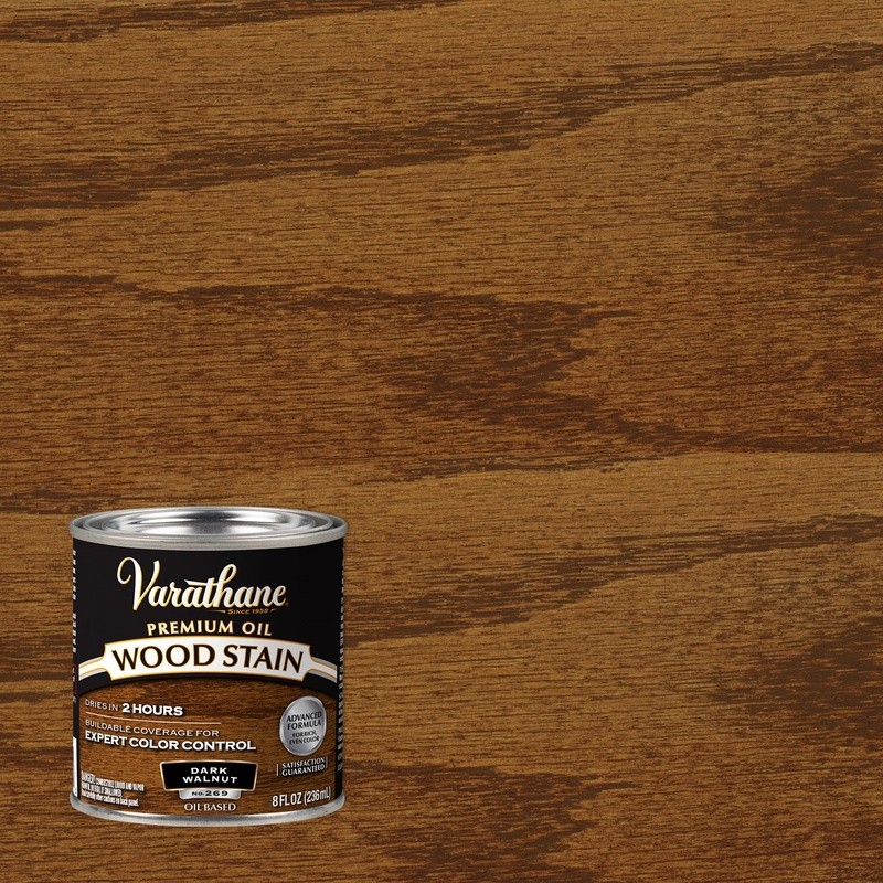Oil-Based Interior Wood Stain Deep Finish Furniture Cabinets Doors 4 Pack New