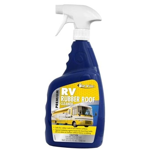 Premium RV Rubber Roof Cleaner – Effortless Cleaning for Camper 32 Oz Spray