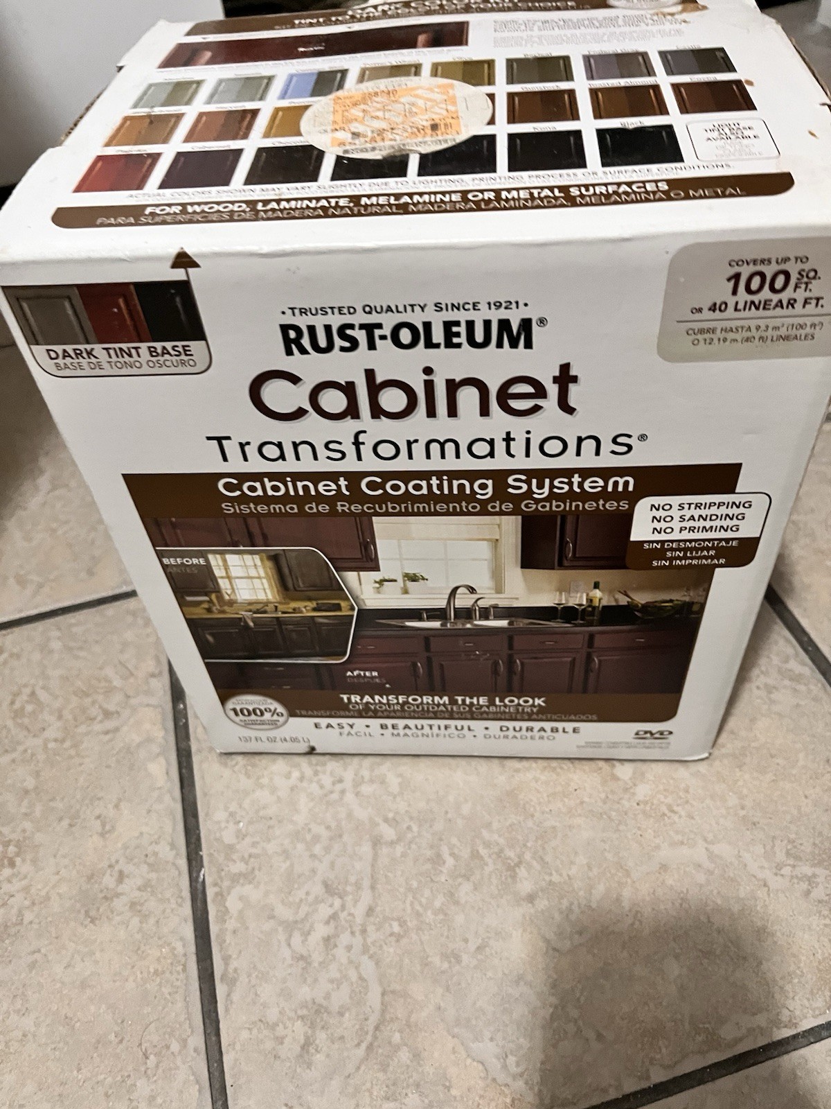 Rust-Oleum Cabinet Transformations Coating System Dark Tint Covers 100sf