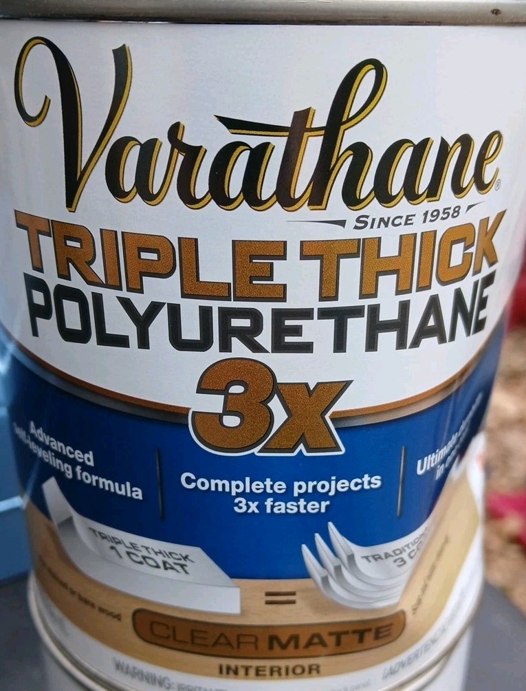 Rust-Oleum Brands 304588 Clear Matte Varathane Triple Thick Polyurethane – 1 QT