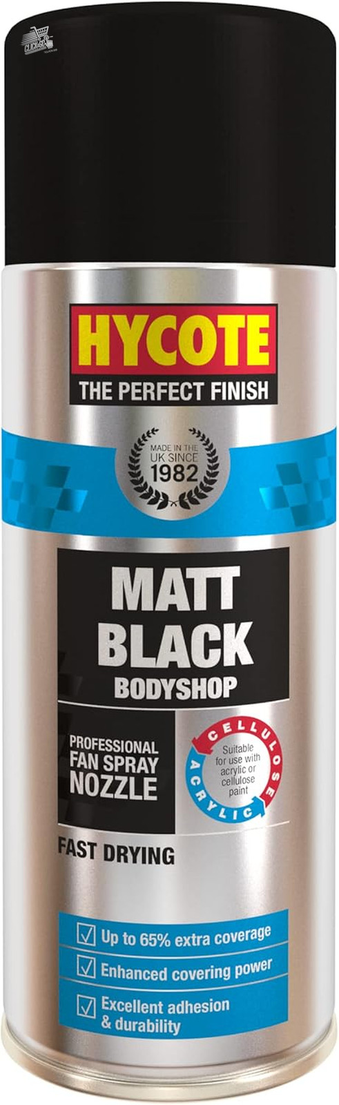 Bodyshop Quick Dry Spray Paint 400ml – Matte Black
