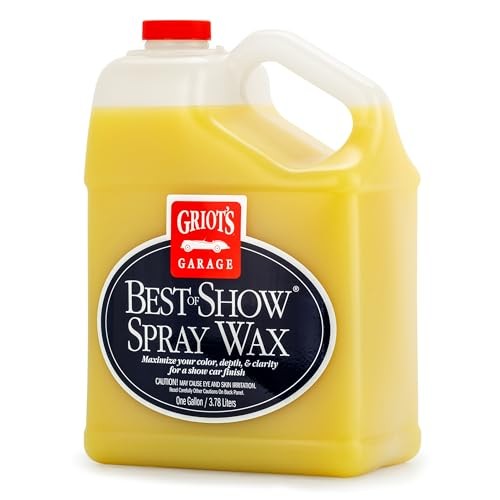 Best of Show Spray Wax for Car Detailing, Works on Paint Protection Gallon