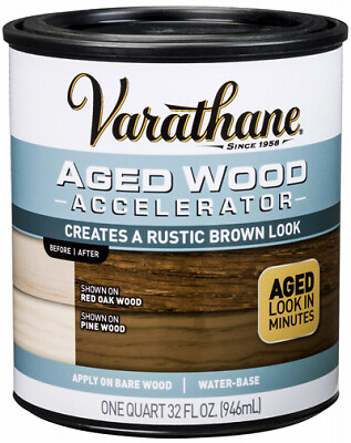 Varathane 331305 Aged Wood Accelerator, Interior, 1-Qt. – Quantity 1