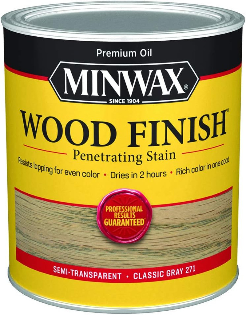 1 Qt 70048 Classic Gray 271 Wood Finish Oil-Based Wood Stain