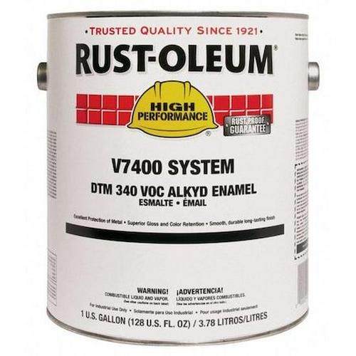 RustOleum Paint High Gloss Oil Base Almond 1 Gal Interior Exterior Metal Wood