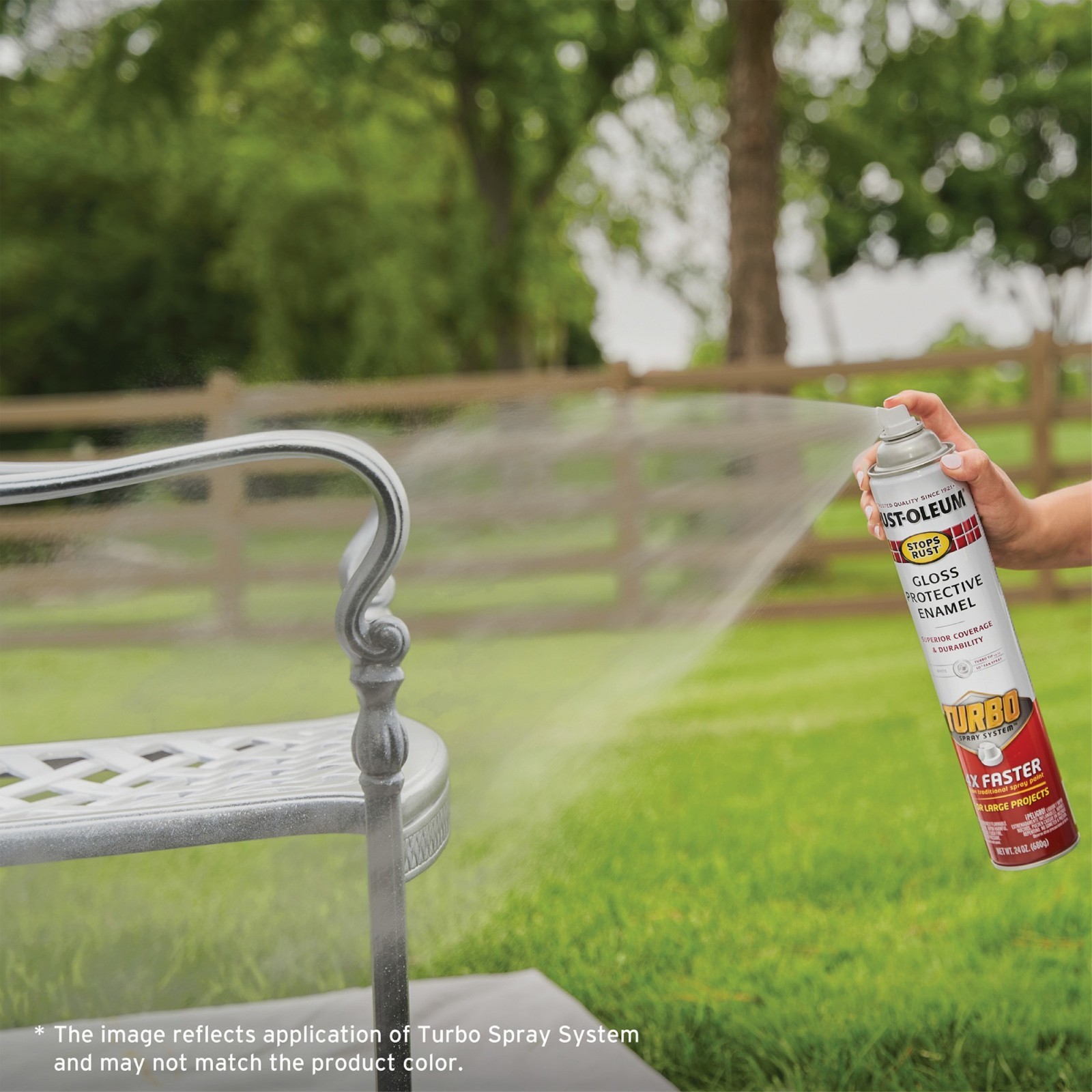 (2 Pack) Rust-Oleum Stops Rust Turbo Spray Paint, Flat Black, 24 oz, Fast Cover