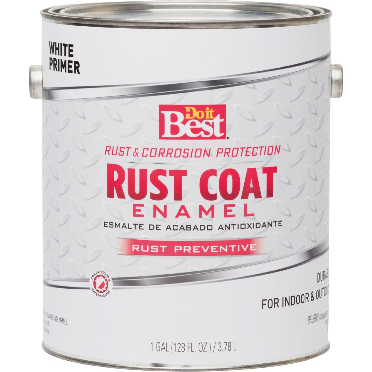 Do it Best Rust Coat Enamel Primer, White, 1 Gal. 203708D SIM Supply, Inc. Rust