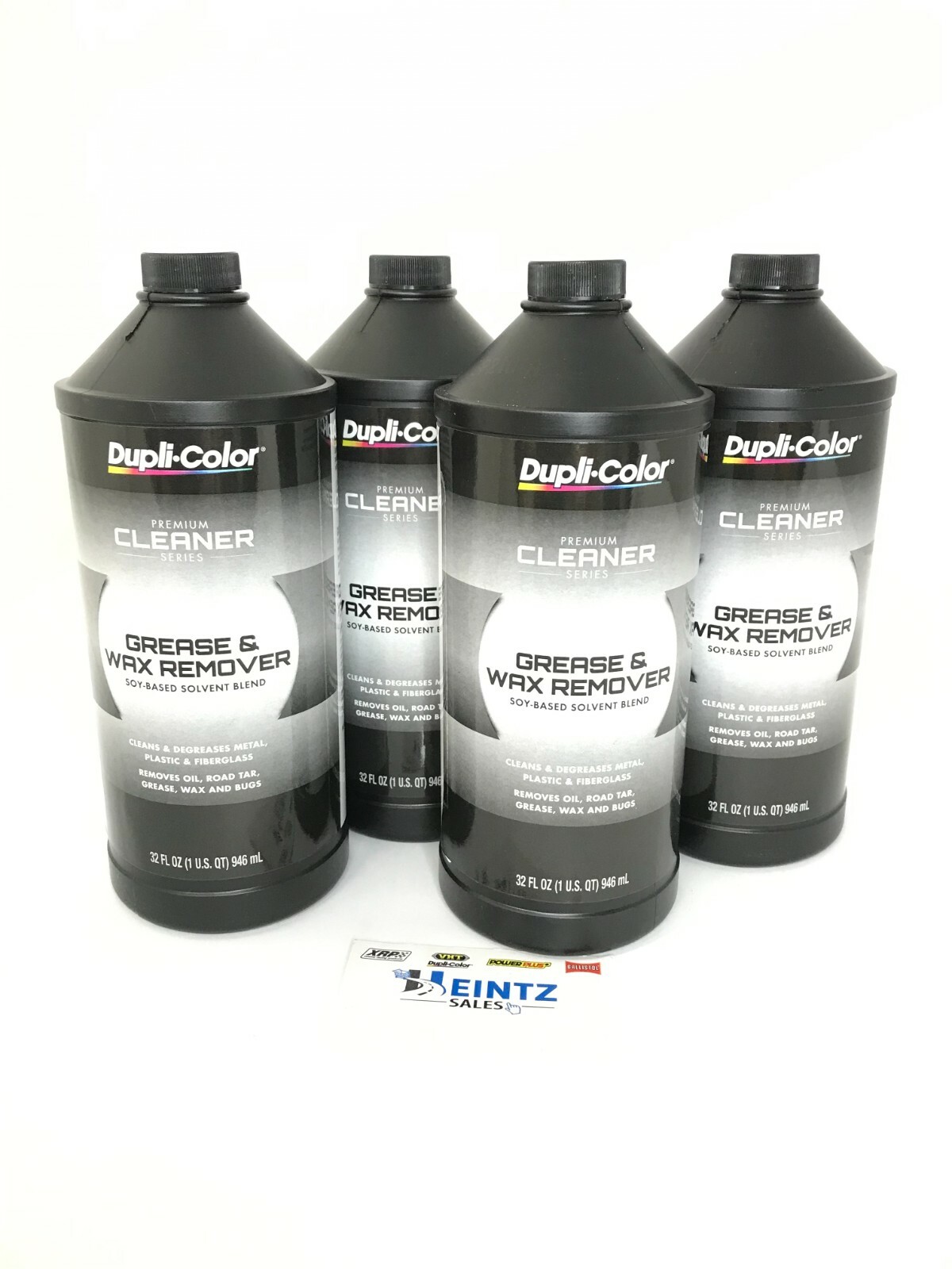 DUPLICOLOR CM543-4 PACK Soy Based Solvent Blend Grease and Wax Remover -1 quart