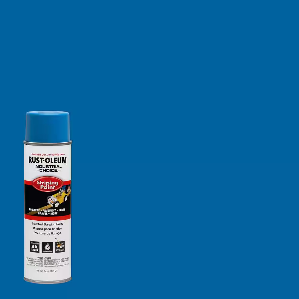 17 Oz. S1600 System Dark Blue Inverted Striping Spray Paint (6-Pack)