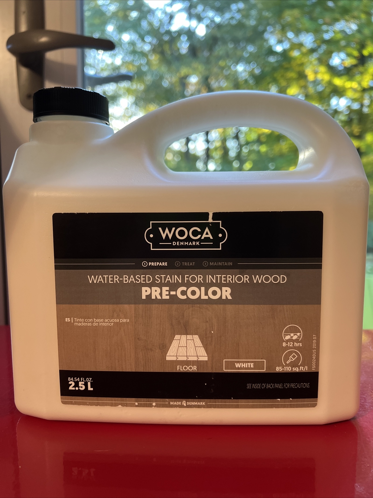 WOCA Pre Color Oil White 2.5 Liters Wood Pre Finish Latest Formula