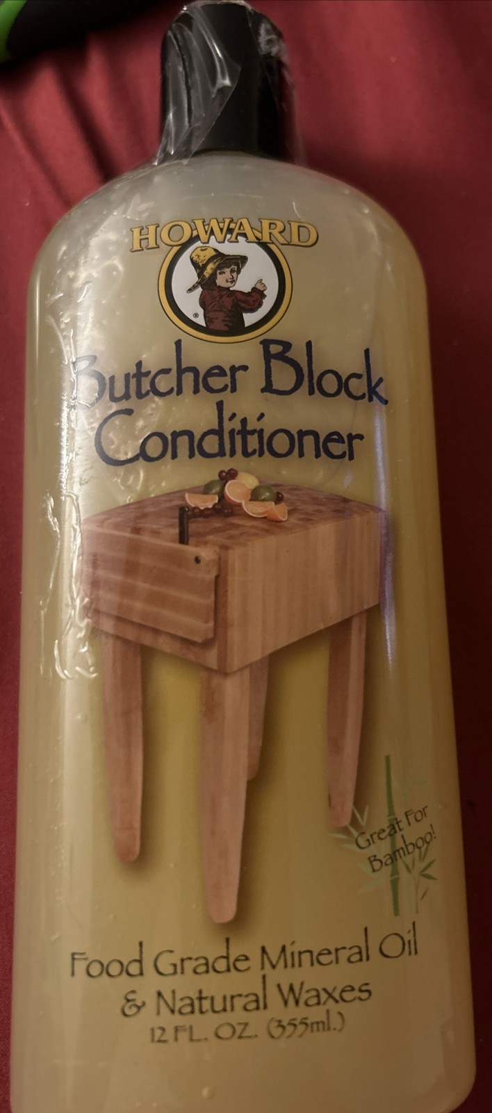 Howard Products Butcher Block Conditioner and Oil Food Grade – 12 Fl Oz -…