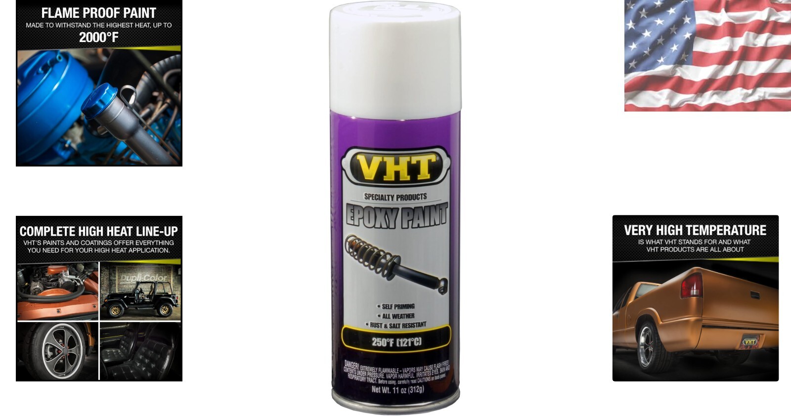 High-Temperature Gloss White Epoxy Spray Paint – 11 oz, Durable & Stylish Finish