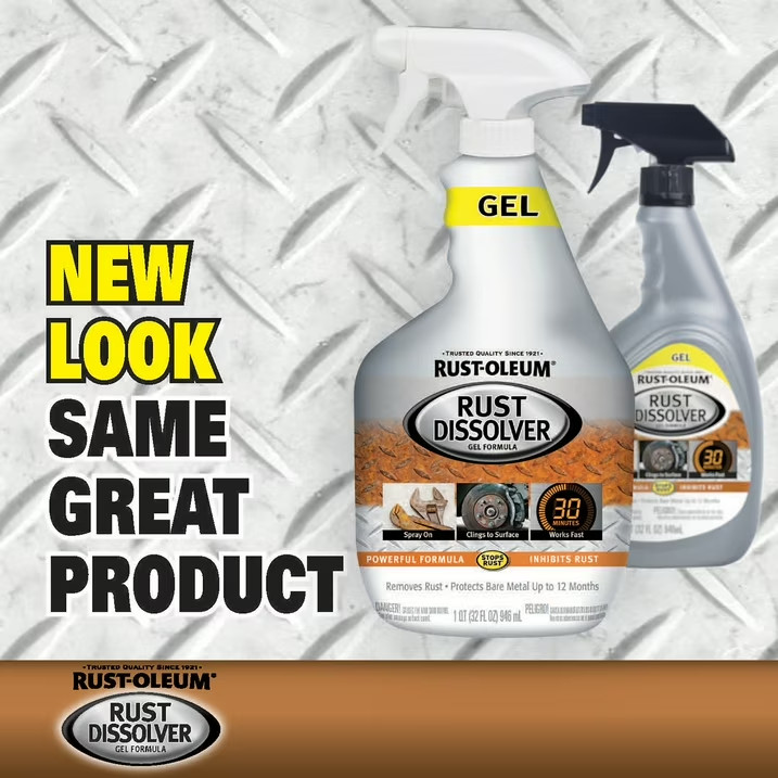 Rust-Oleum Rust Dissolver Gel Spray-300112, 32 oz