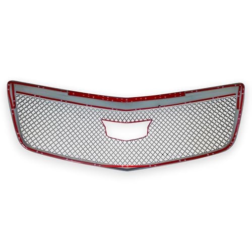 Front Hood Grille Overlay Cover Insert Accessory Compatible with 15-19