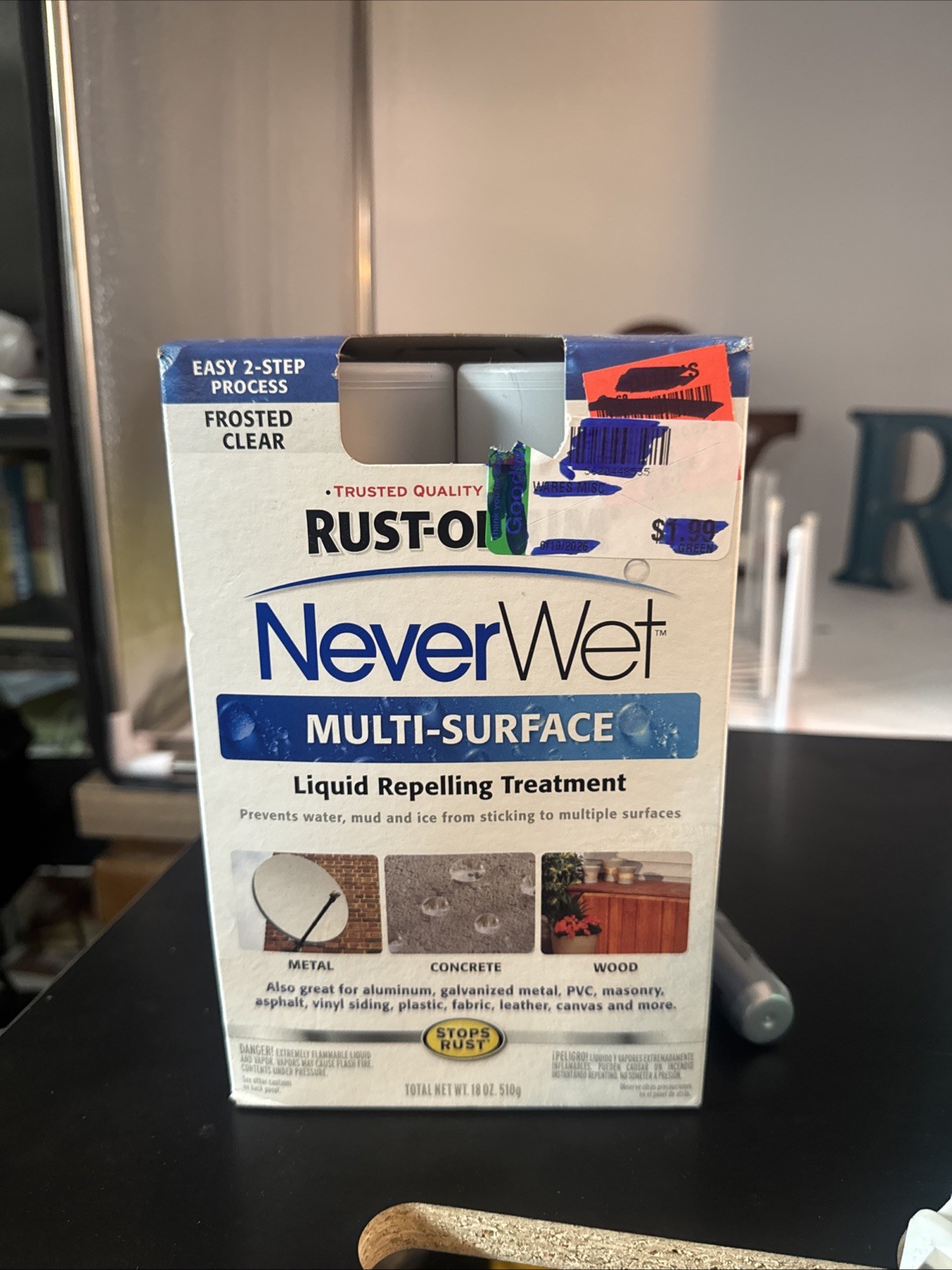 Rust-Oleum NeverWet Multi-Surface Liquid Repelling Treatment, 18oz