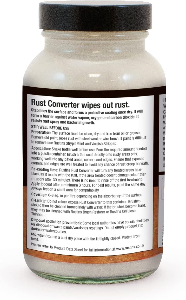 250ml Rust Neutralizer – Waterproof Water-Based Renovator for Indoor/Outdoor Use