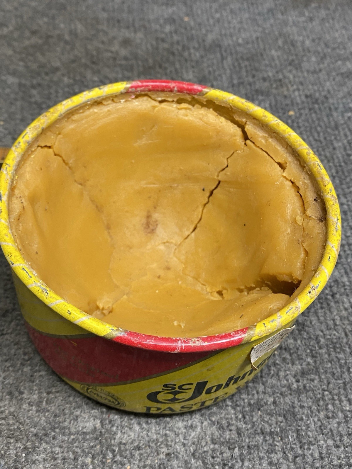 SC Johnson Paste Wax Original Formula 12 Oz 50% Full (Partial)
