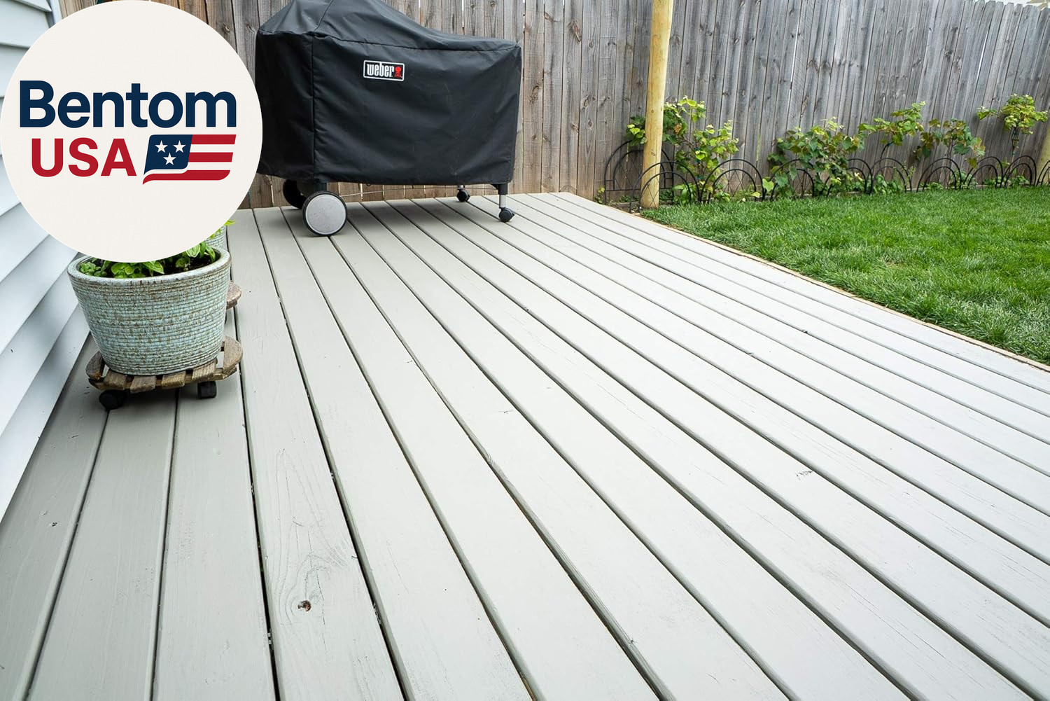 #1 Deck Premium Advanced Solid Color Outdoor Wood Stain and Sealer in One – Wate