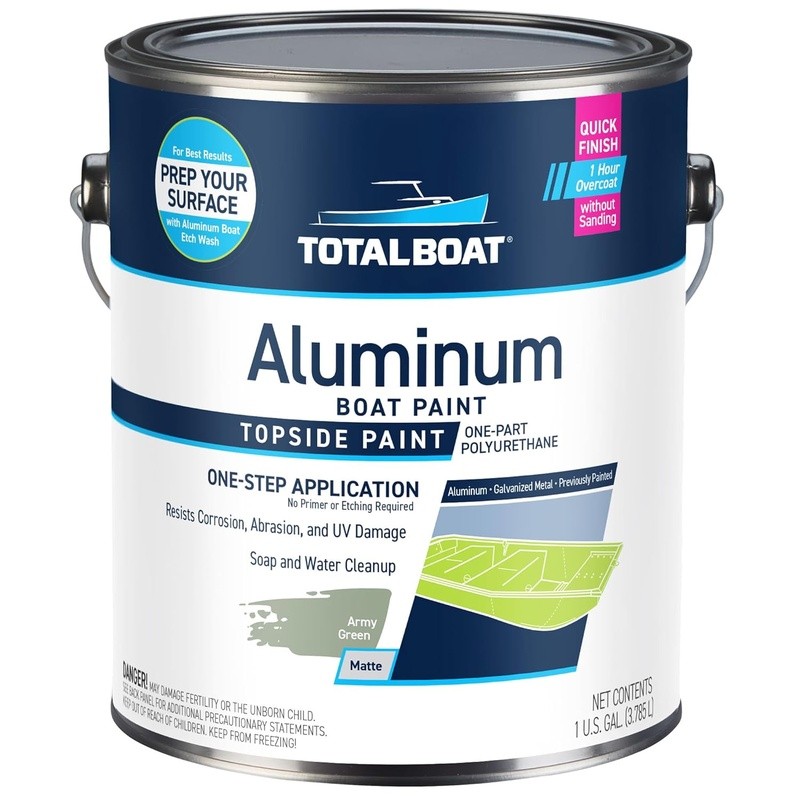 Durable Marine Paint Aluminum Metal Low Sheen UV Resistant Easy Application New
