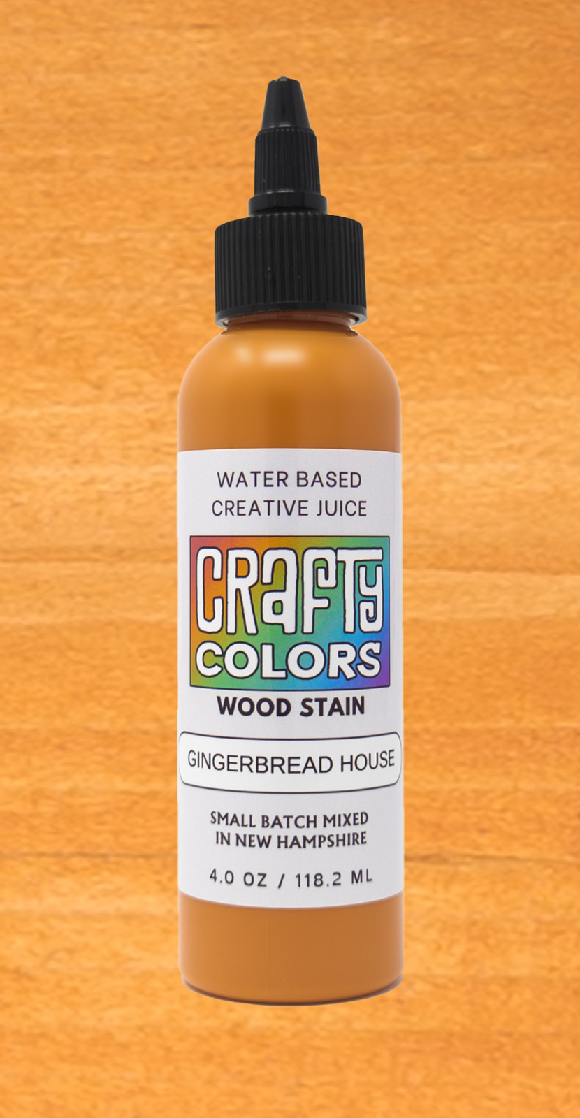 Burnt Orange Wood Stain – Crafty Colors Vibrant Water Based Wood Stains