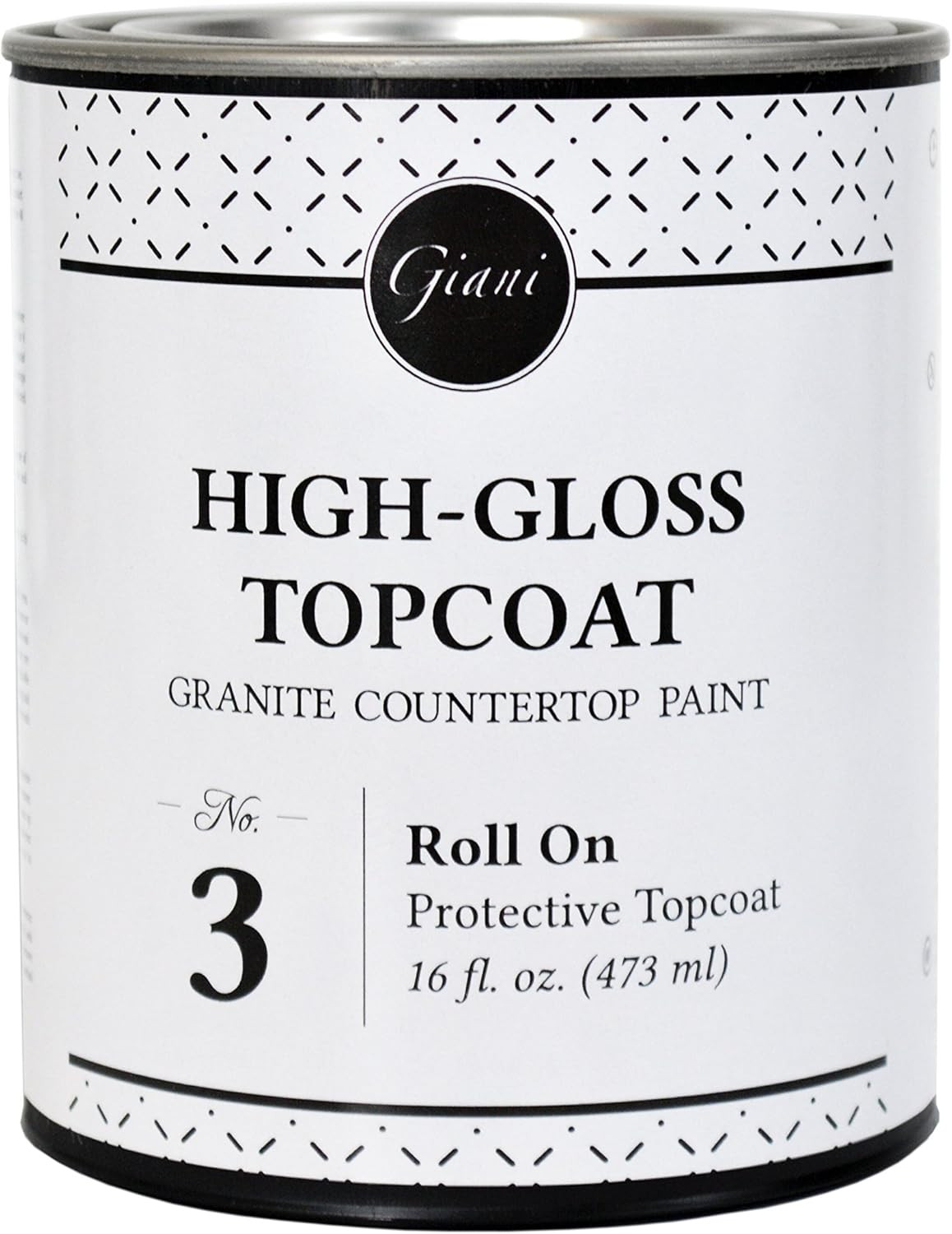 Countertop Paint Clear Acrylic High-Gloss Topcoat- Step 3