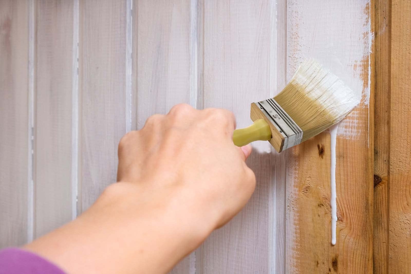 3 Inch Block Stain Brush, Thick Paint Brush, Fence Deck Stain Applicator, Sof…