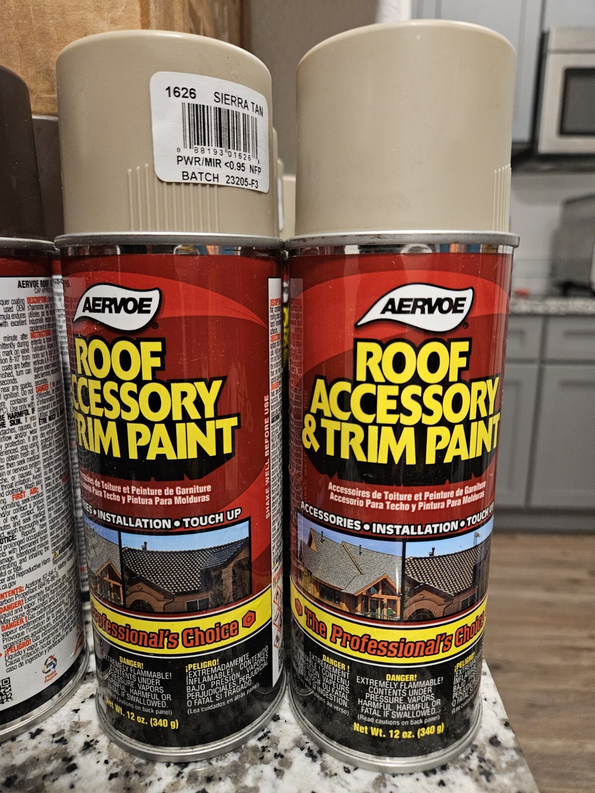 2 Pack Aervoe 1626 12-Oz Fast-Drying Sierra Tan Roof Accessory & Tile Trim Paint