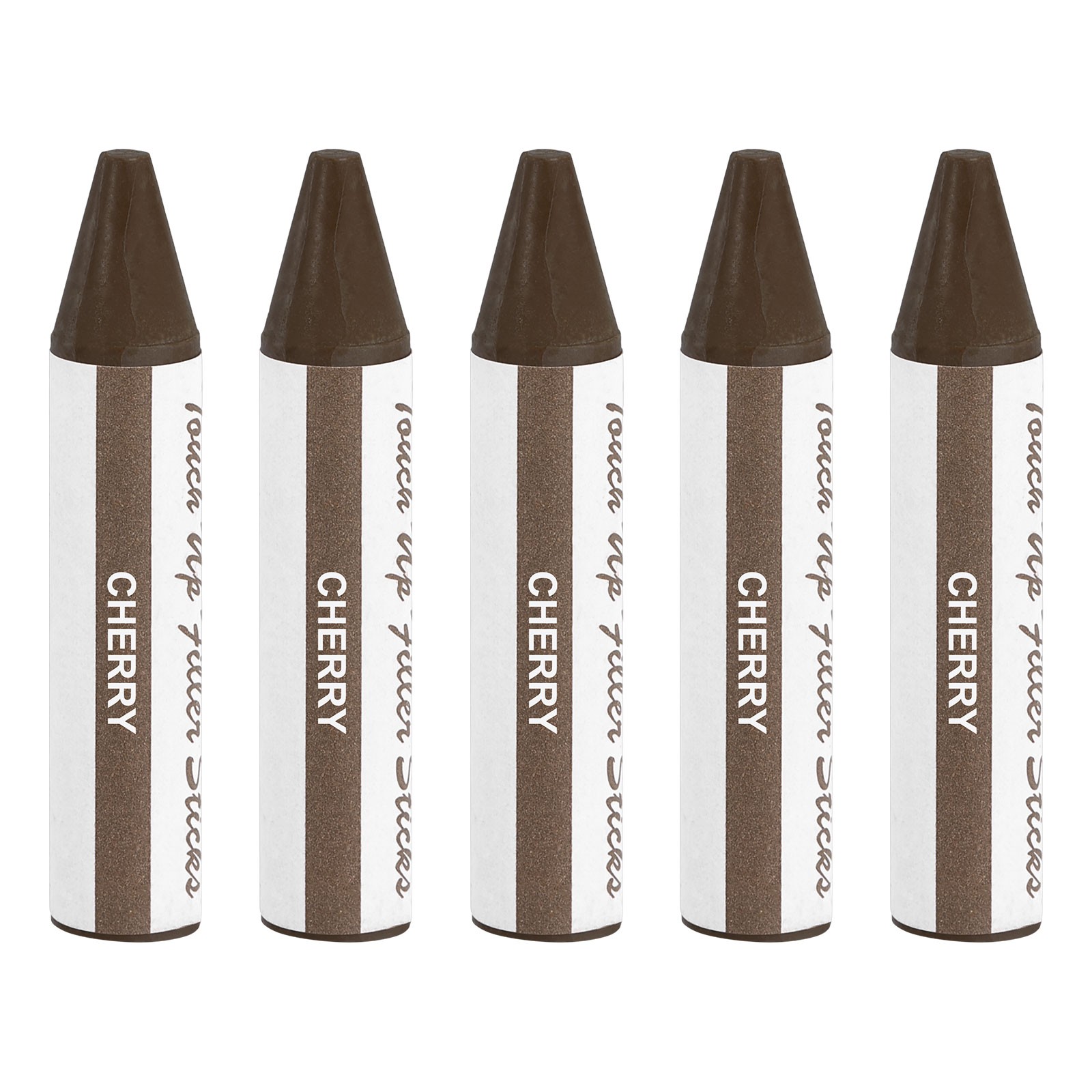 Wood Filler Stick, 5 Pcs Wax Sticks Wood Touch Up Markers, Cherry
