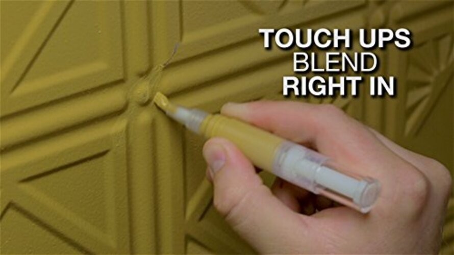 SLB002 Fillable Brush Pens for Interior Touch Ups to Drywall, Cabinets 5 Pack
