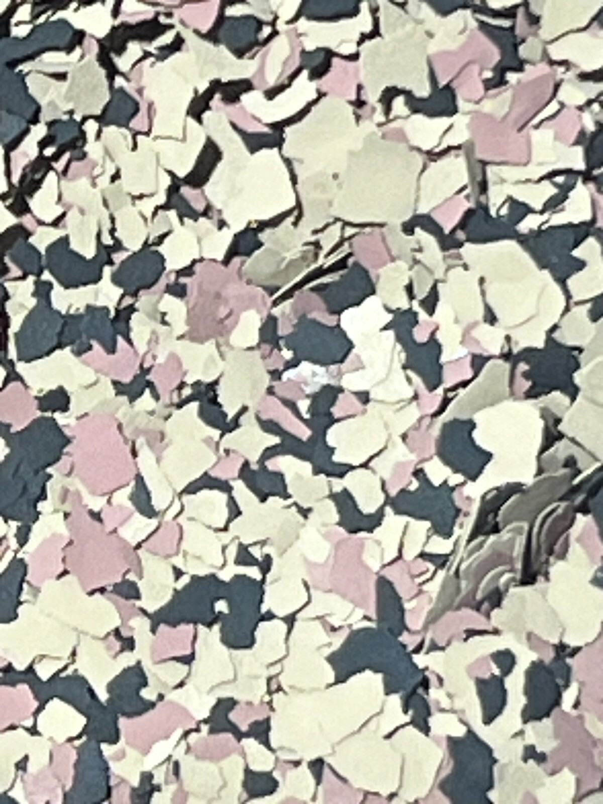 1 Pound Decorative Color Chips Epoxy Floor Flakes Garage Black Tan White