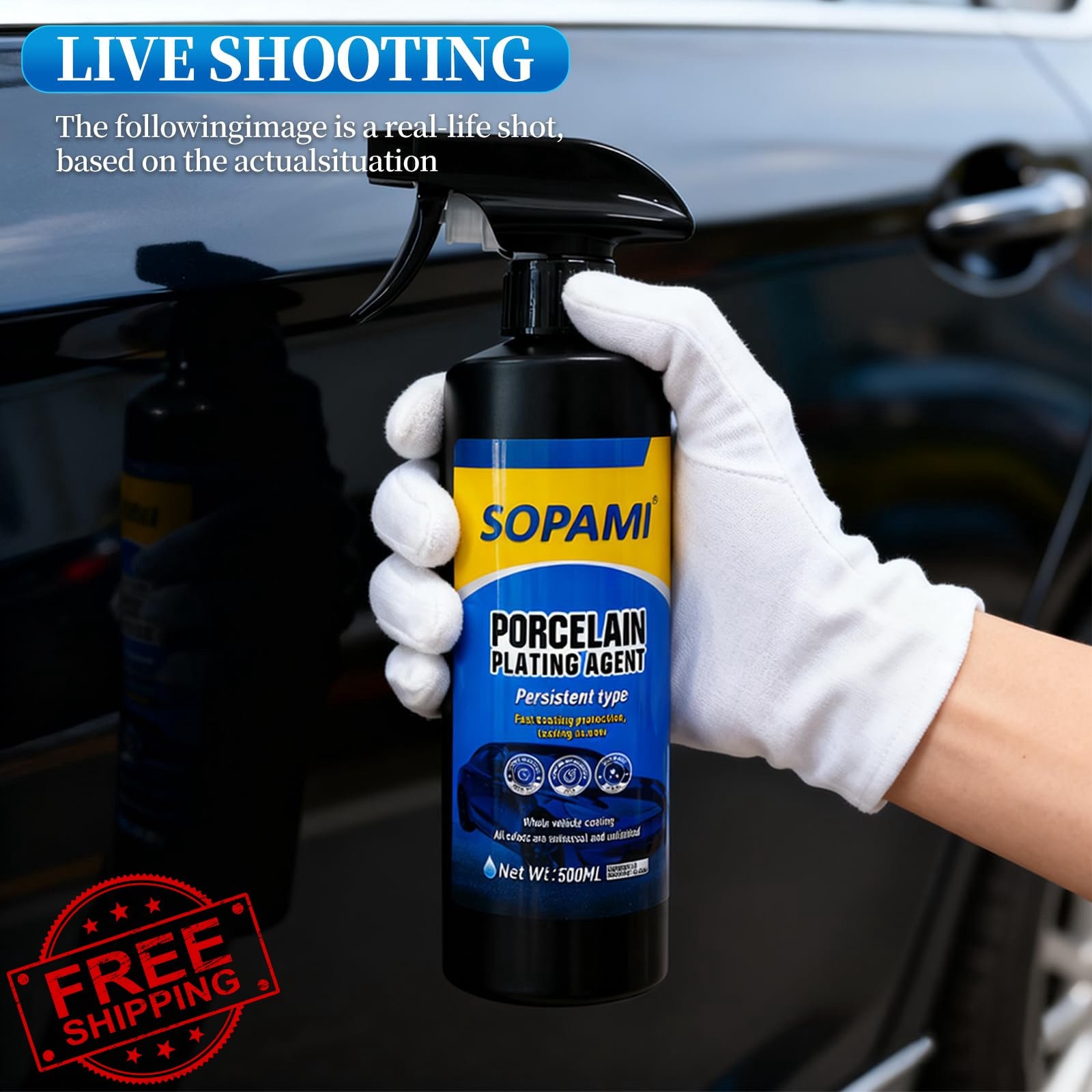 SOPAMI Car Coating Spray 3-Pack 16.9oz
