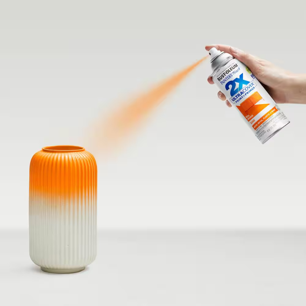 12 Oz. Gloss Real Orange General Purpose Spray Paint