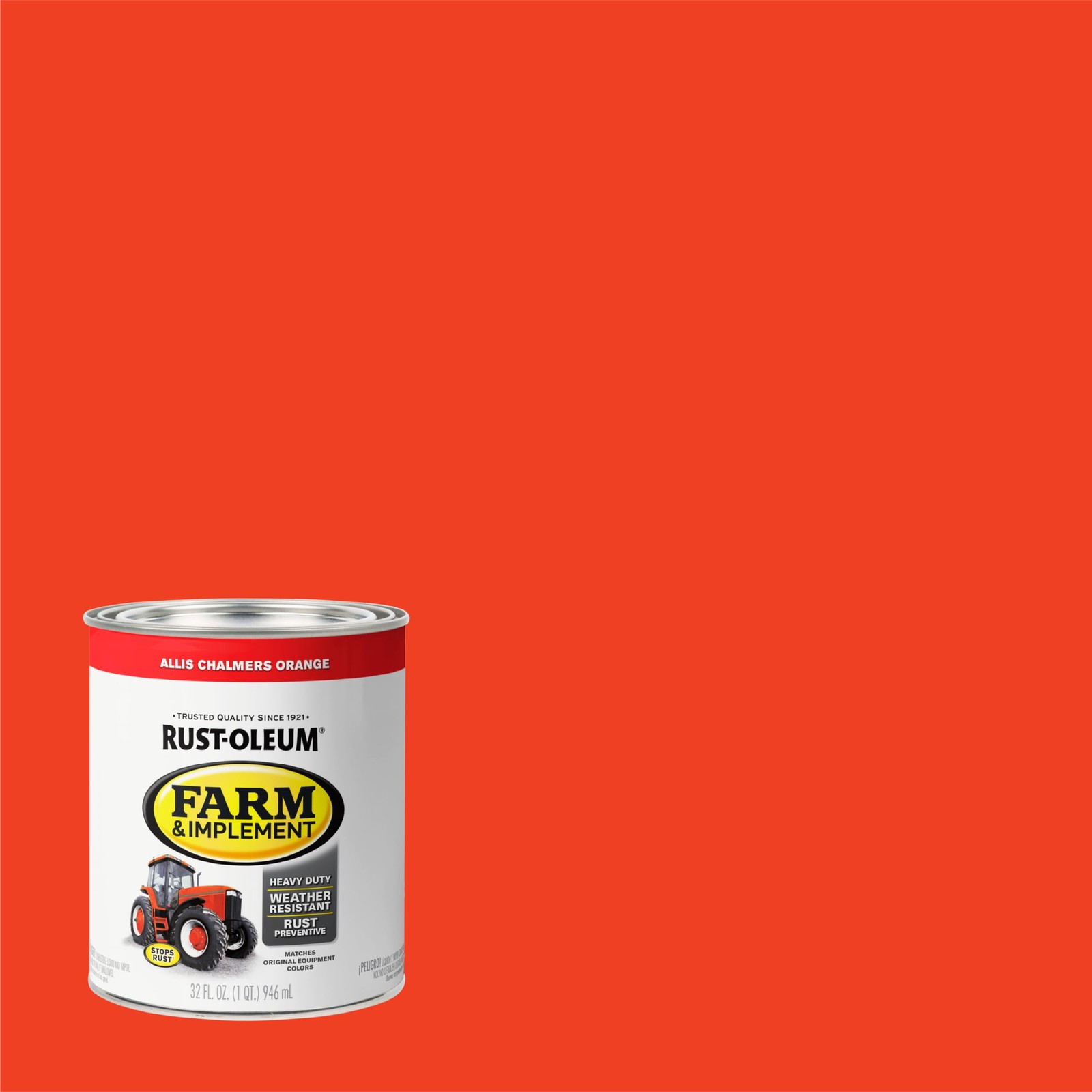 Rust-Oleum 280156-2PK Farm & Implement Enamel Paint, Quart, Allis Chalmers…
