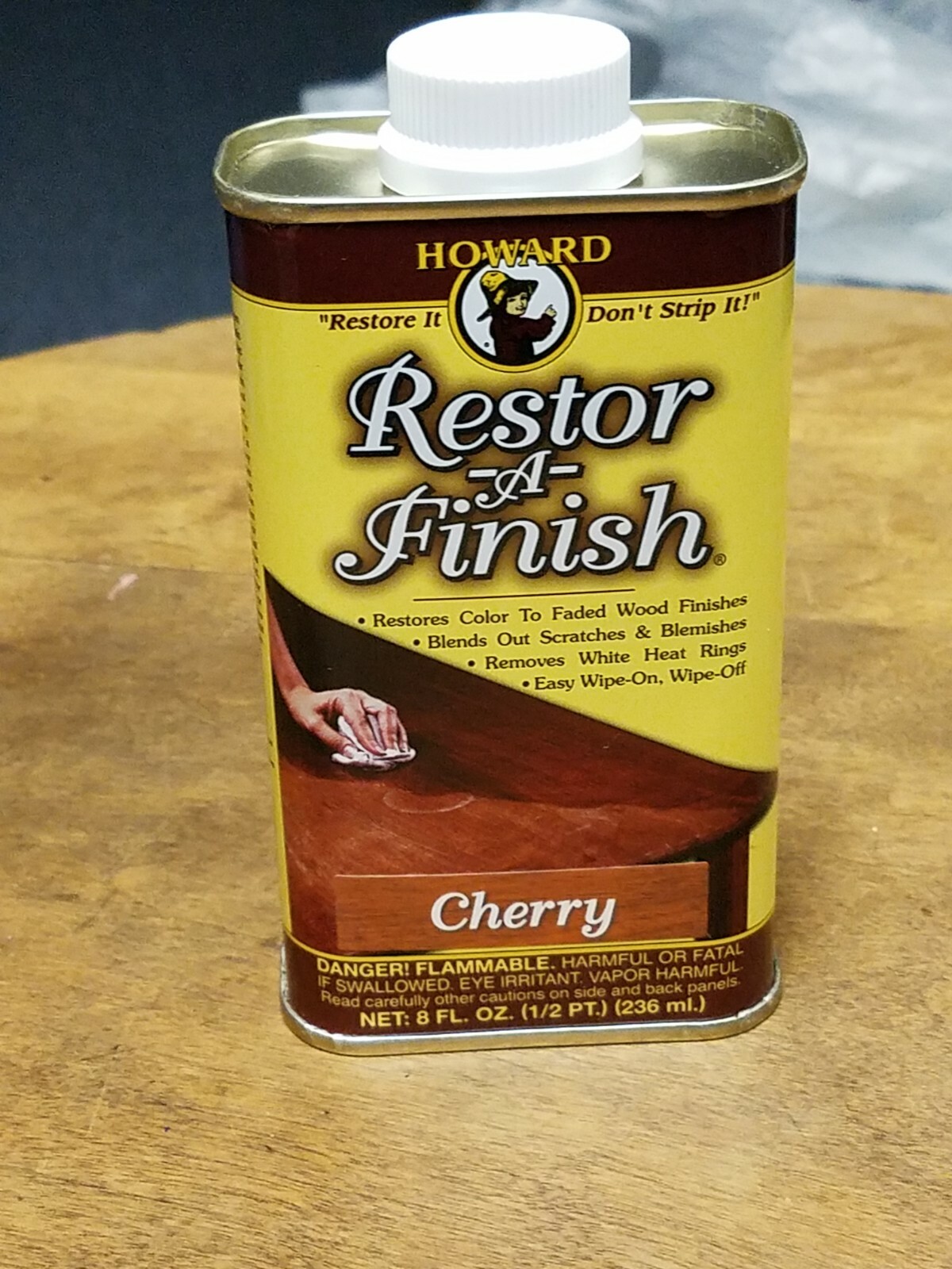 Howard Products Restor-A-Finish 8 oz. Mahogany Walnut Cherry Golden Oak Howard’s