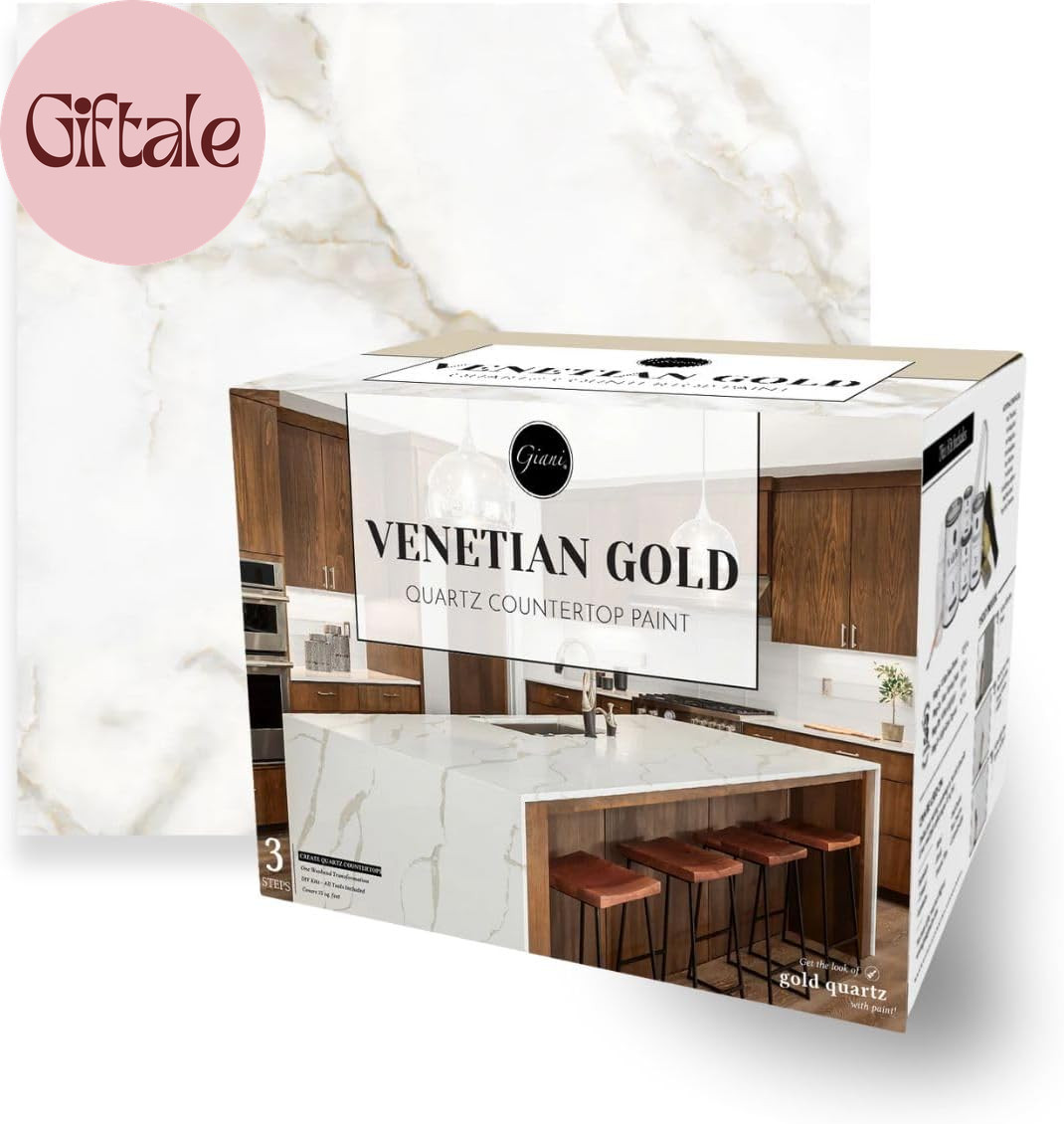 Quartz Easy Epoxy Countertop Paint Kit (Venetian Gold)
