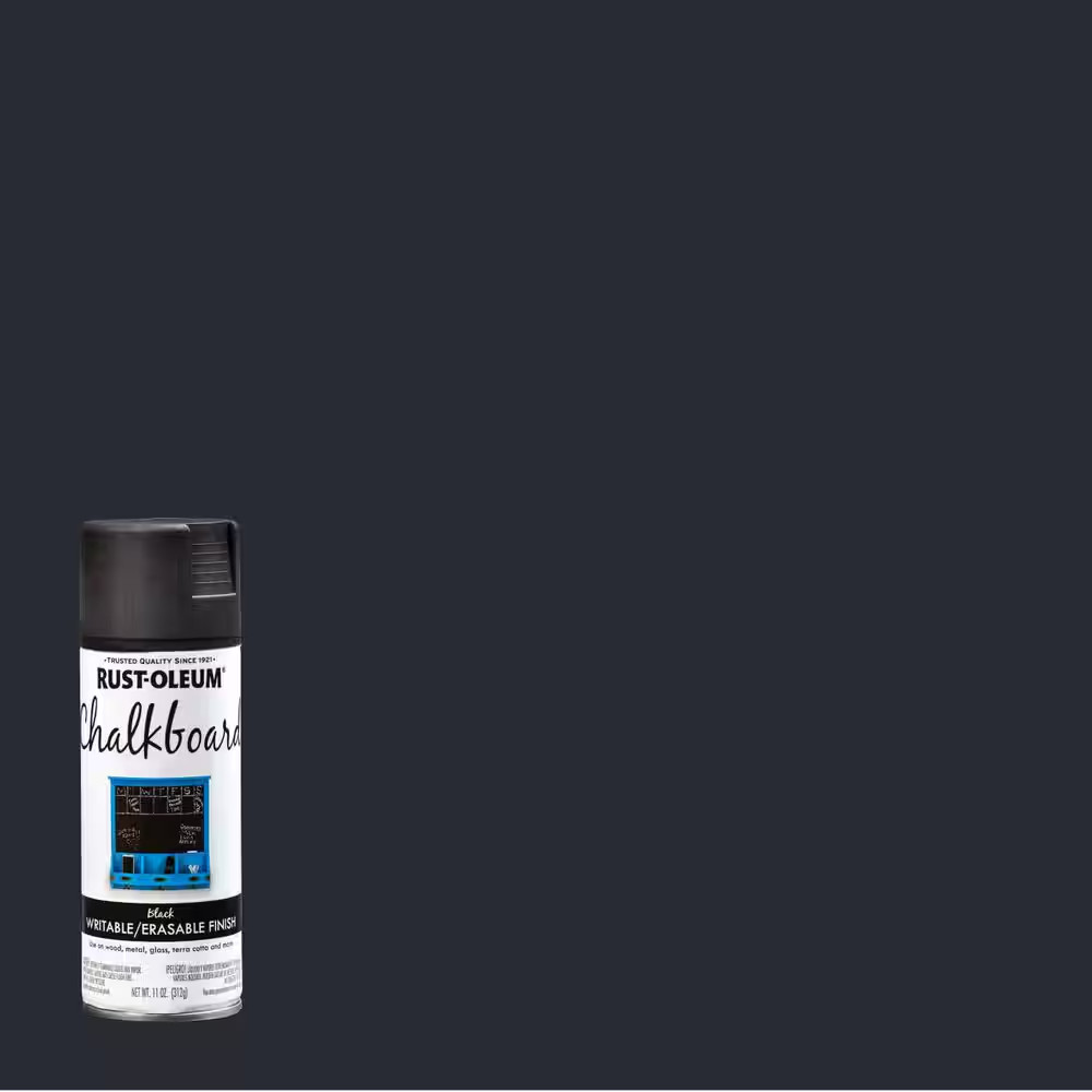 11 oz. Chalkboard Spray Paint – Flat Black Finish