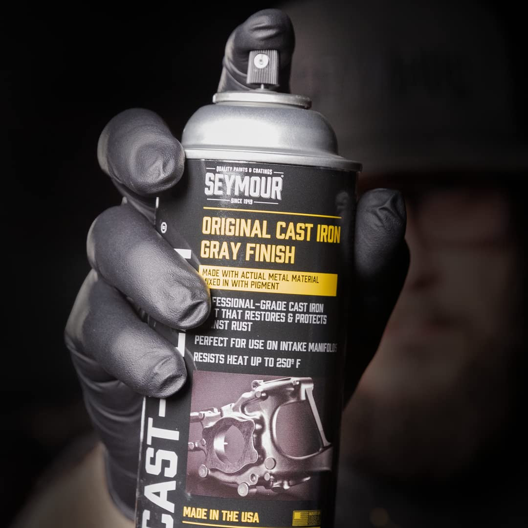 Seymour Cast Blast 12 Ounce Heat Resistant Engine Paint for Cast Iron Aluminum