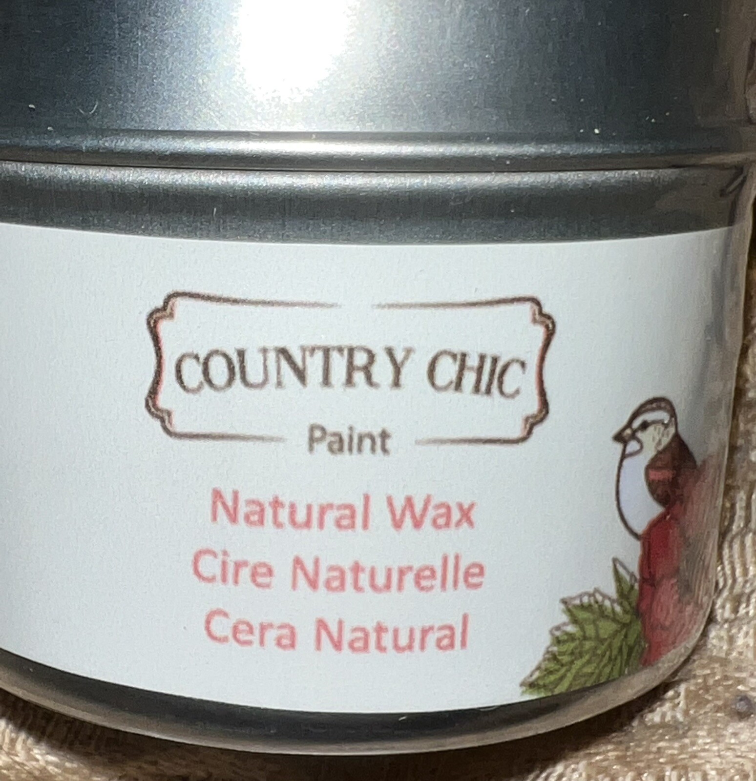 New Country Chic Paint All In One Paint Natural Wax 2fl oz