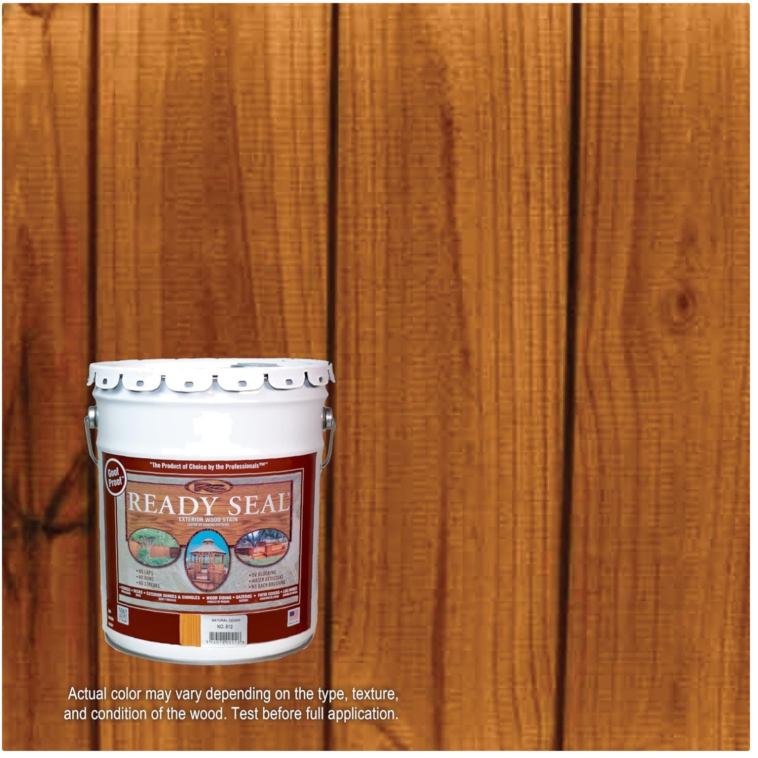 Goof Proof Oil-Based Stain & Sealer, 5 Gal