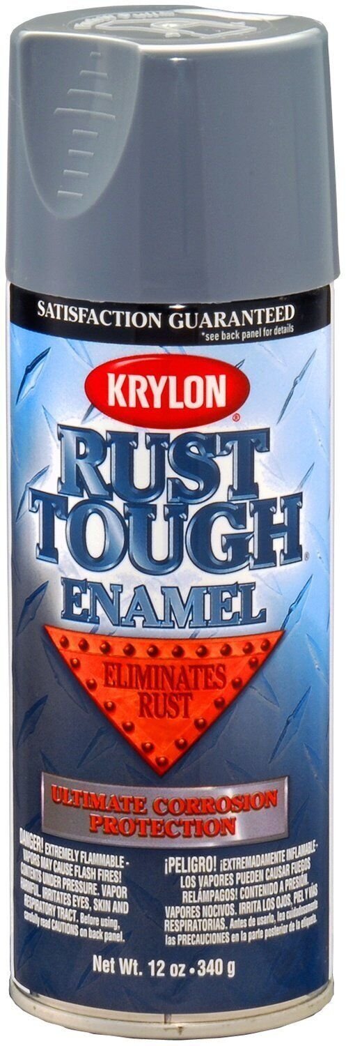 Krylon RTA9206 ‘Rust Tough’ Battleship Gray Rust Preventive Enamel – 12 oz…