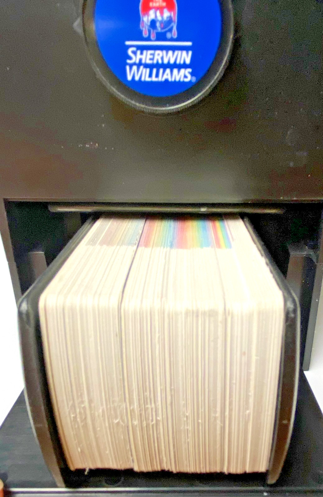 Sherwin Williams Complete Color Swatch Kit Handle Carrying Case Indexes Fan Deck