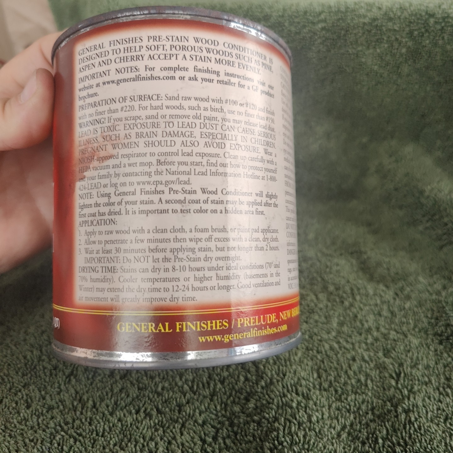 Premium Oil-Based Pre-Stain Wood Conditioner – 1 Quart for Flawless Finish$