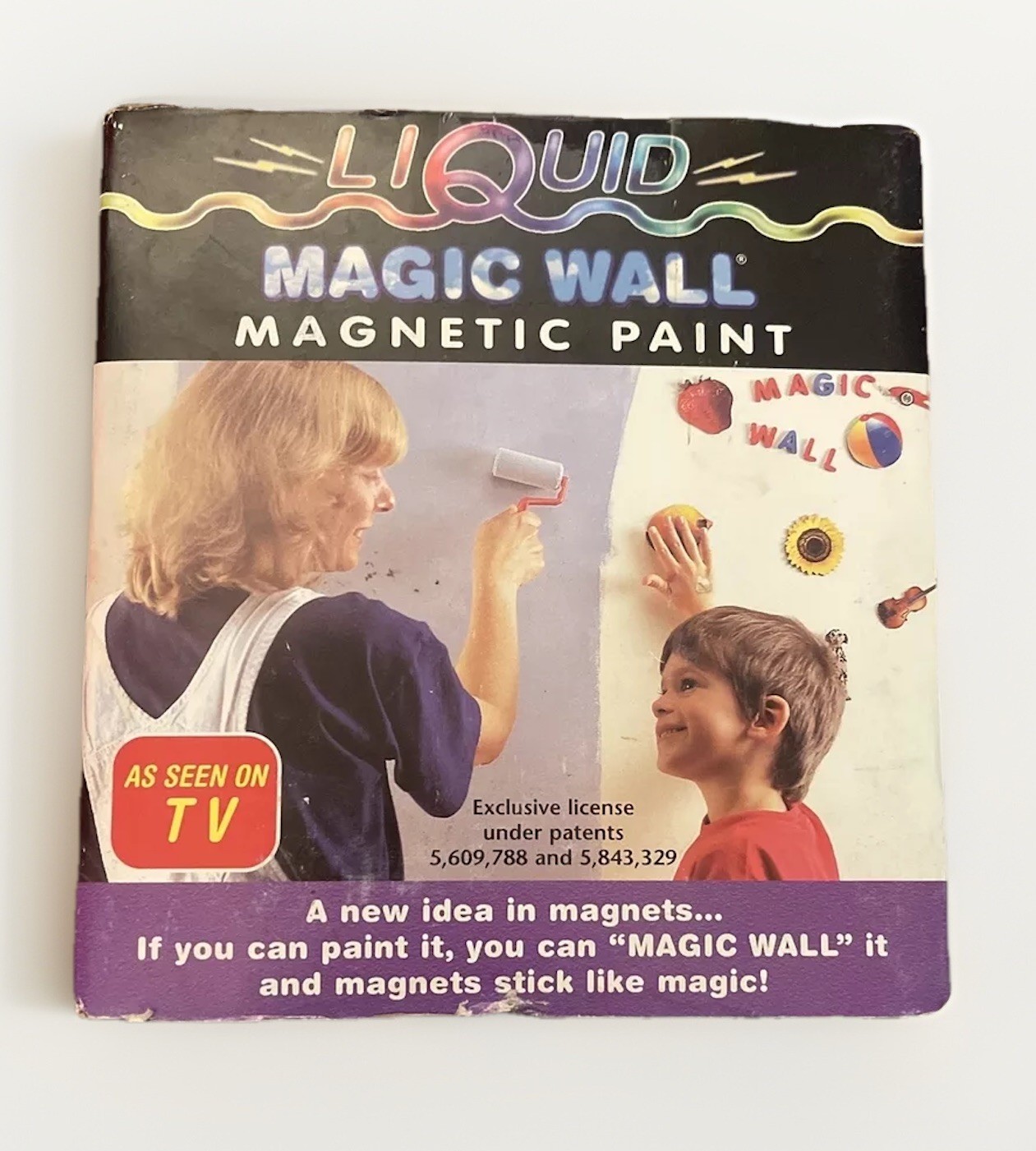 NEW – 1 Quart – LIQUID MAGIC WALL KLING Magnetic Magnet Paint