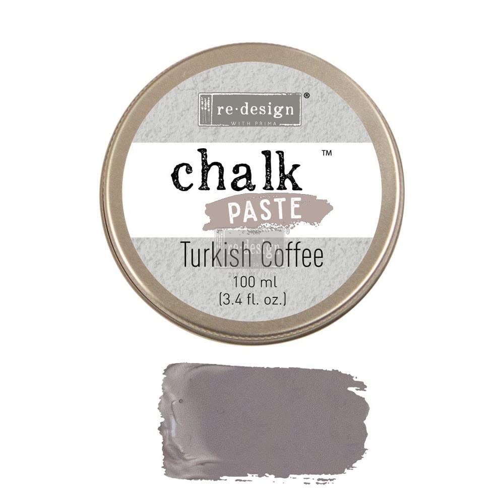 Prima Marketing 635374 REDESIGN CHALK PASTE – TURKISH COFFEE for Stencils