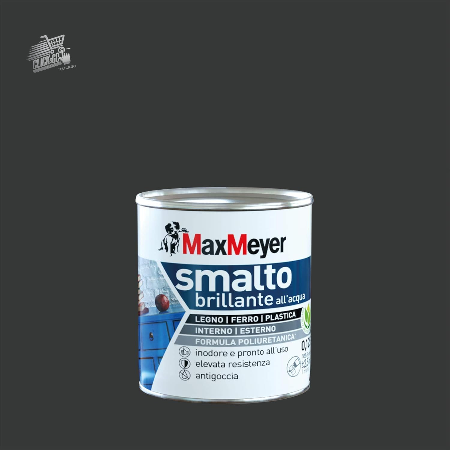 Ice White Polyurethane Water Enamel Glossy Gel 0.75L